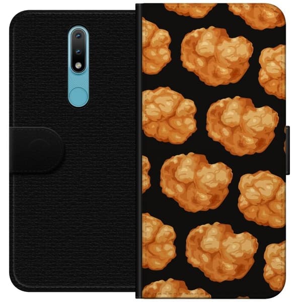 Plånboksfodral till Nokia 2.4 med Nuggets