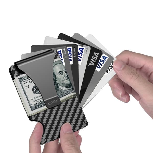 Tech-Protect Korthållare Thorn RFID - Carbon Svart