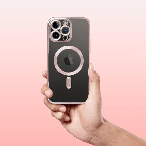 Mobilskal till iPhone 16e Magsafe Electro - Rosa Guld
