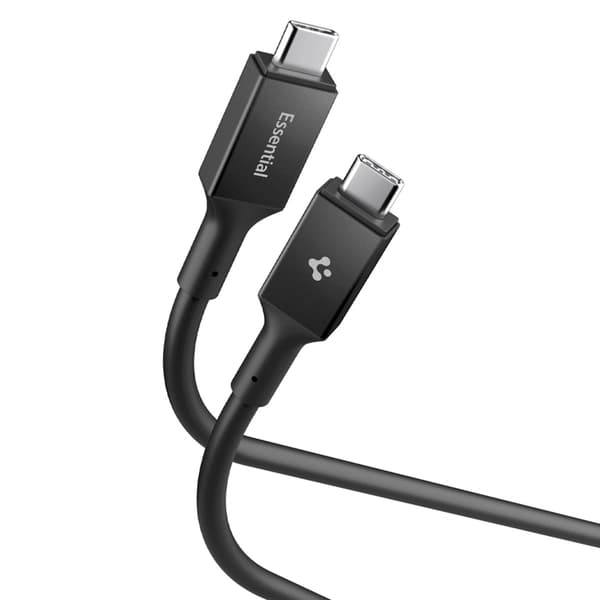 Spigen USB-C til USB-C Kabel 2m 100W - Sort