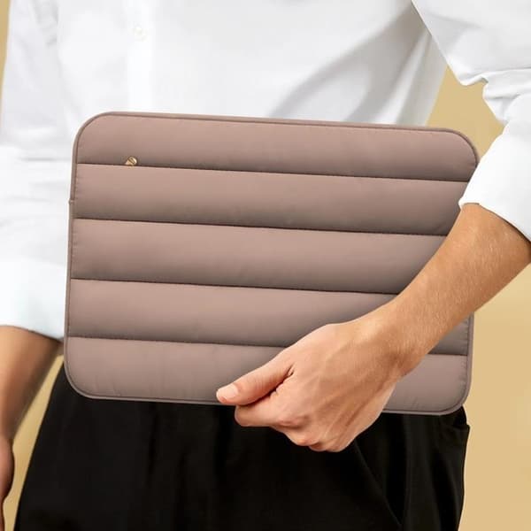 Tech-Protect Computertaske 13"-14" Fluffy - Valnød