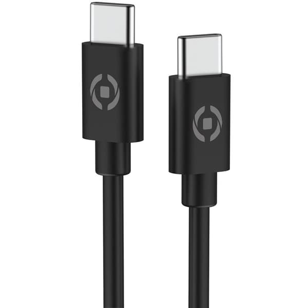 Celly Billaddare Mini USB-C Med Kabel - Svart