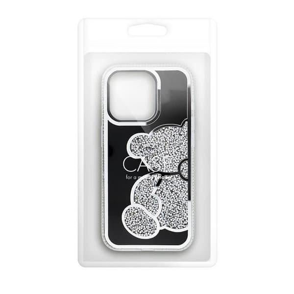 Mobilskal till iPhone 12 Pro Teddy Bear - Silver