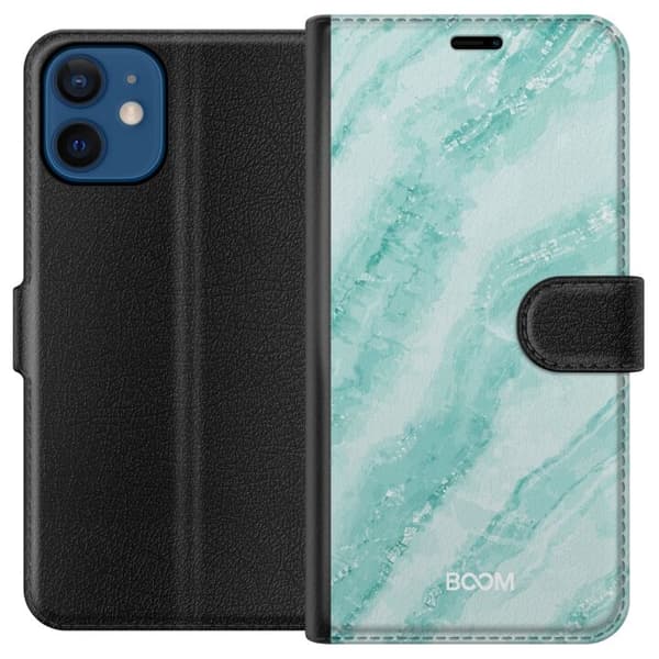 Plånboksfodral till Apple iPhone 12 mini med Mint Marble