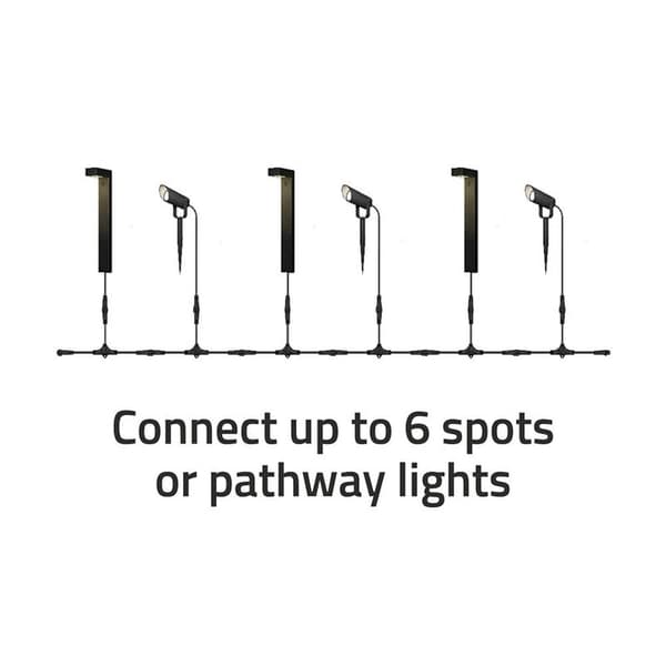 HOMBLI Smart Utomhus Spotlight 3-pack RGB CCT Svart