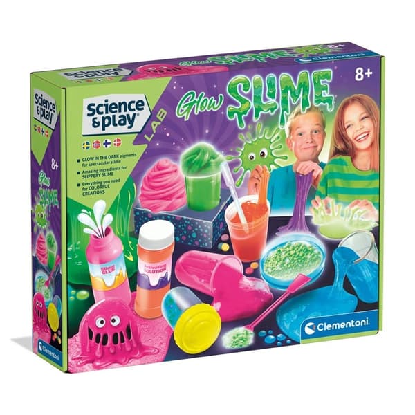 CLEMENTONI Fluo Slime Sæt