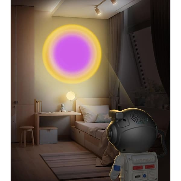 MOB Projektori Mini Stellar Light Space Valkoinen Astronautti