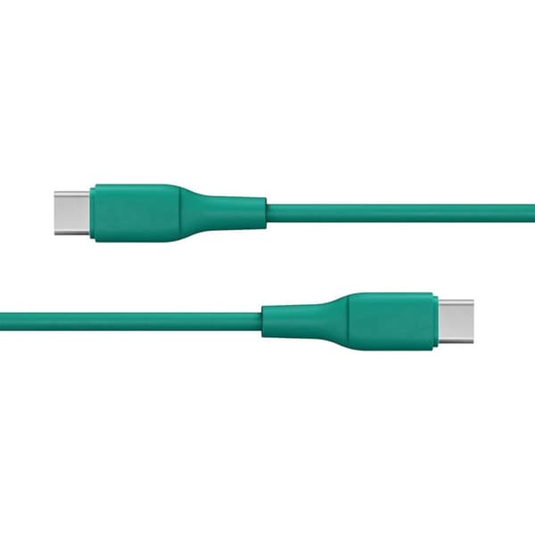 X2O SUPERFLEX 60W USB-C/C-kabel 1,5 m turkisgrøn
