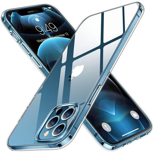 iPhone 12 Pro Max Skal Clear 2mm Mjukplast Transparant