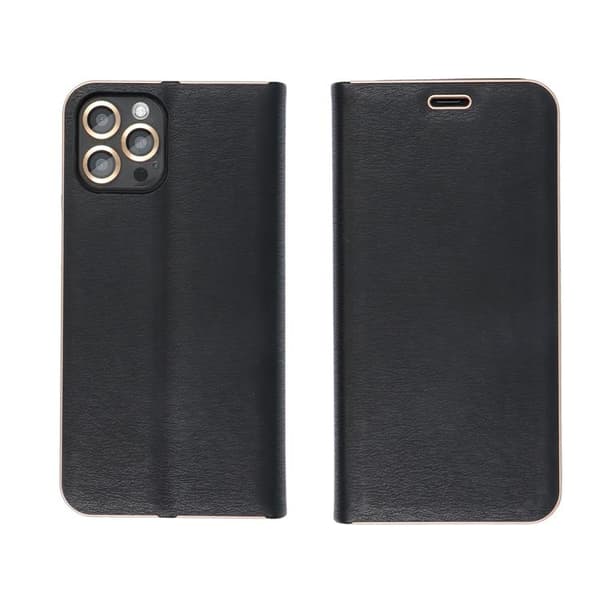 Galaxy A55 5G Pungcover Luna Guld - Sort