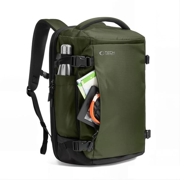 Tech-Protect Resväskor 24L 40x30x20 Defender S70 - Military Grön