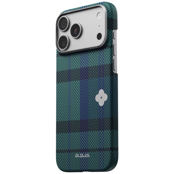 PITAKA Mobilskal För iPhone 17 Pro Max Magsafe Flora in Grid Edge - Forest Dawn