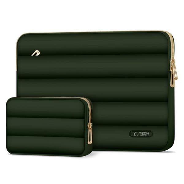 Tech-Protect Laptop 15-16" Datorfodral Puffy - Army Grön