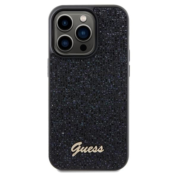 Guess telefontaske til iPhone 14 Pro MagSafe Disco Metal Script