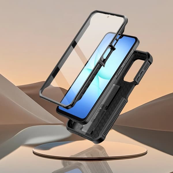 Tech-Protect telefontaske til Galaxy A17 4G/5G Kevlar Camplus - Sort