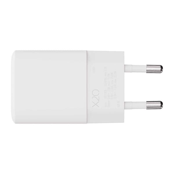 X2O 20W hemmaladdare USB-C GaN vit