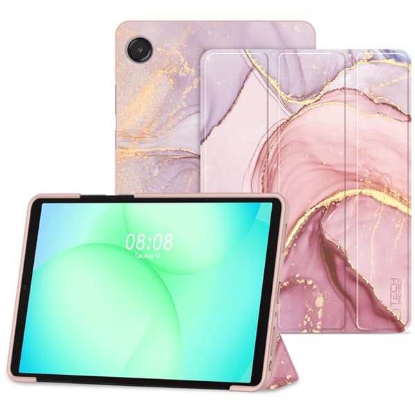 Tech-Protect Galaxy Tab A9 Plus -suojakotelo Smart - Marble