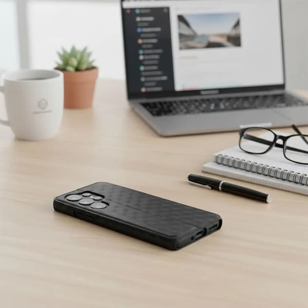 Plånboksfodral För Galaxy S26 Plus Cubic - Svart