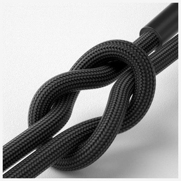 3MK USB-A til Lightning 12W Kabel 5V/2.4A 1m N-SERIE Hyper - Sort