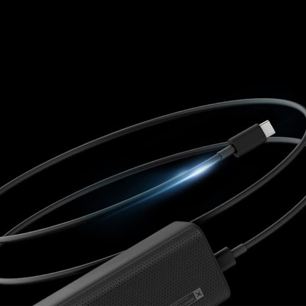 Cuktech Powerbank 10000mAh 150W USB-C USB-A - Sort