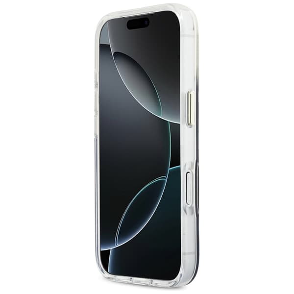 Guess Mobilskal För iPhone 17 Pro MagSafe IML Gradient Script Metal - Svart