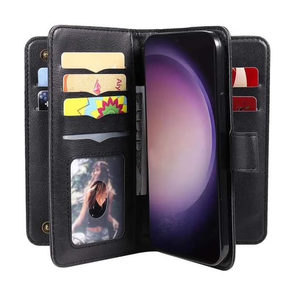 Galaxy S24 Ultra Pung Etui - Sort