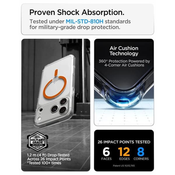 Spigen Mobilskal till iPhone 18 Pro Max/17 Pro Max Magsafe Ultra Hybrid