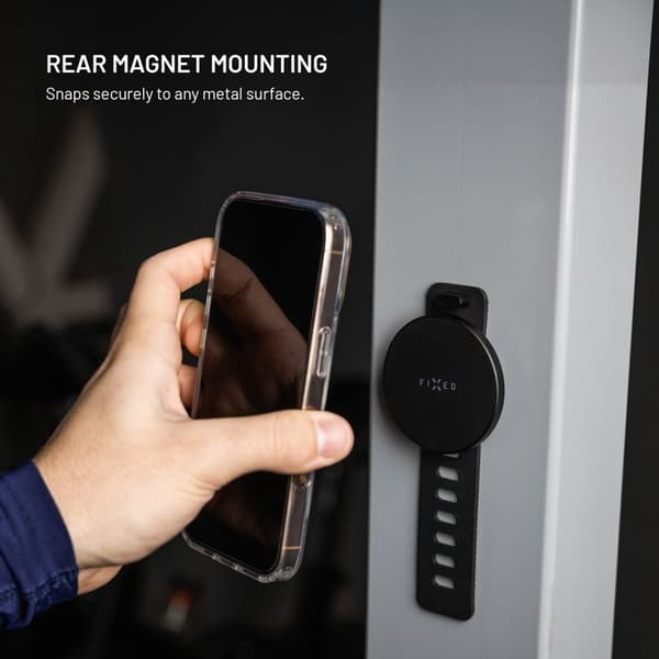 FIXED MagGrip Active Smartphone-hållare för styret Svart