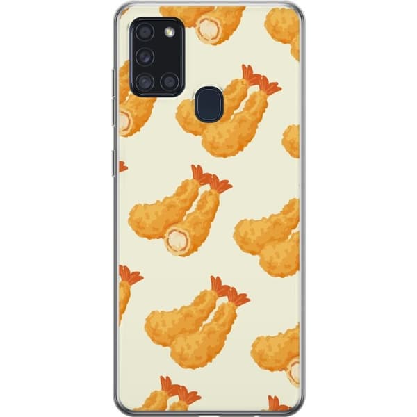 Telefontaske til Samsung Galaxy A21s med rejer