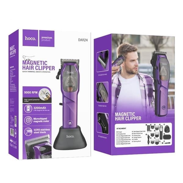 Hoco Hårklipper 3200mAh DAR24 - Lilla