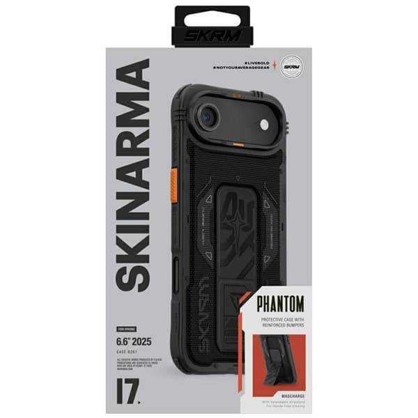 Skinarma Telefontaske til iPhone Air MagSafe Phantom - Sort