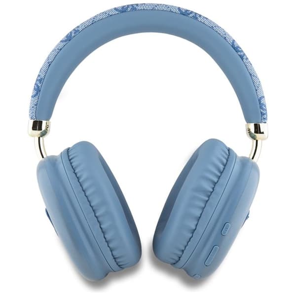 Guess Over-Ear Hörlurar Bluetooth 4G Triangle Logo - Blå