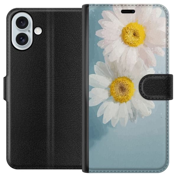Plånboksfodral till Apple iPhone 16 Plus med Sommarblommor
