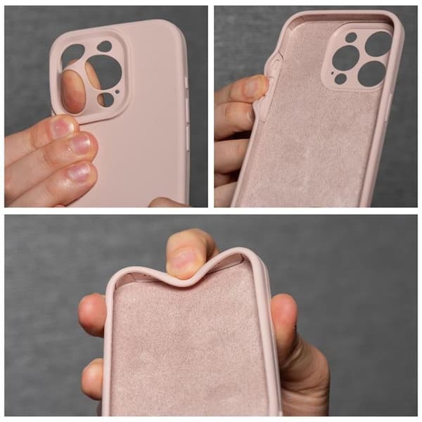 Mobilskal till iPhone 16 Pro Max Silikon 2mm - Sand Rosa