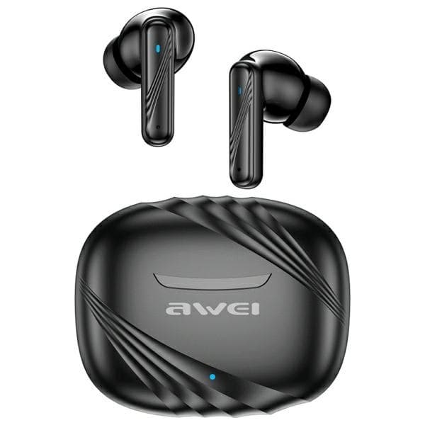 AWEI TA6 Bluetooth-hovedtelefoner 5.3 ANC+ Dock - sort