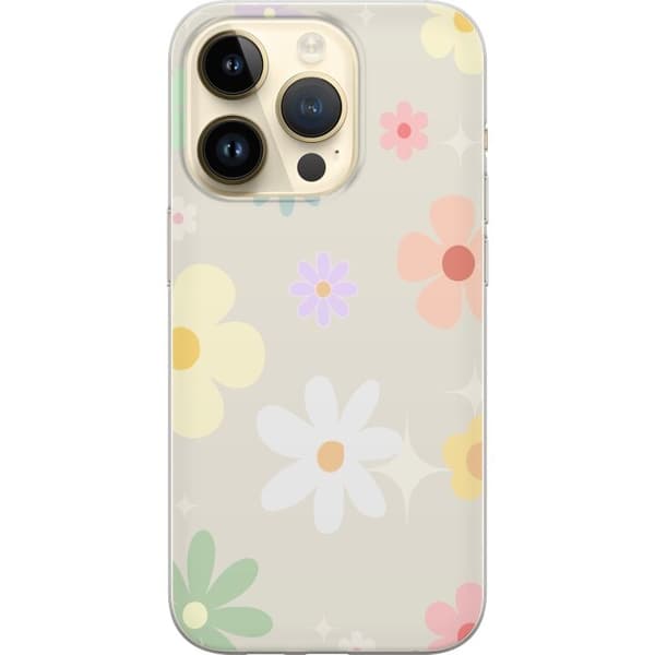 Apple iPhone 14 Pro Taske med Fejende Blomster