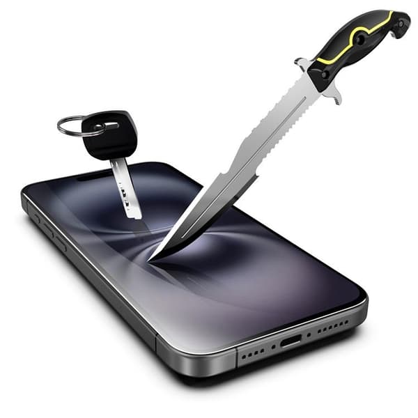 BOOM iPhone 15 Plus Härdat Glas Skärmskydd - 2 Pack