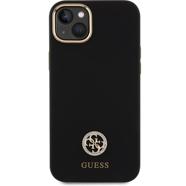 Guess-puhelinkotelo iPhone 14 Plus/15 Plus MagSafe silikoni strassi 4G