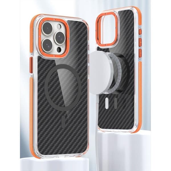 Mobilskal till iPhone 16 Pro Magsafe Fiber - Orange