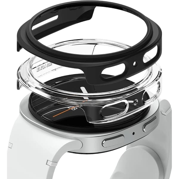 [2-Pakke] Ring Galaxy Watch 8 (44mm) Etui Slim - Sort/Klar