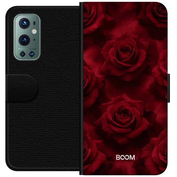 Plånboksfodral till OnePlus 9 Pro med Crimson Rose