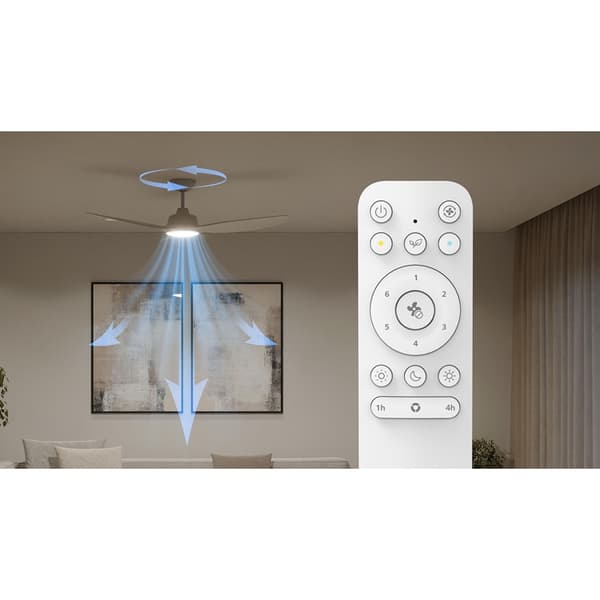 Philips Kattotuuletinvalaisin 1.06m Olas - Valkoinen