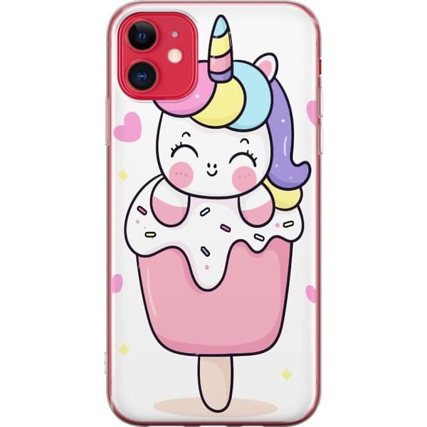 Telefontaske til Apple iPhone 11 med Happy Unicorn