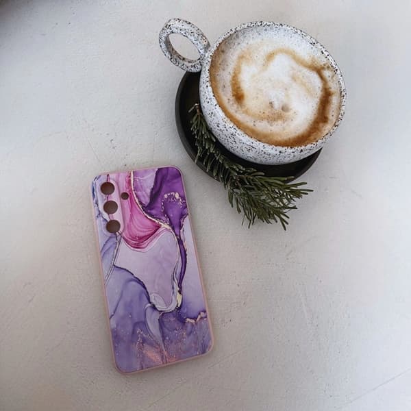 Tech-Protect telefontaske til Xiaomi Redmi 15 Icon - Marmor
