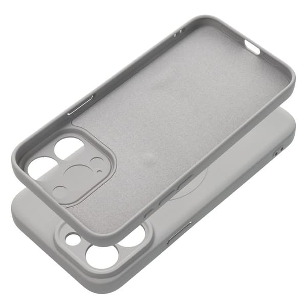 Telefontaske til iPhone 15 Pro Max Magsafe Silikone - Titanium Grå
