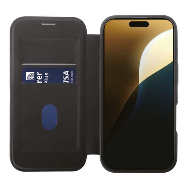 Vivanco Mag Wallet Plånboksfodral iPhone 16 Pro Max Svart