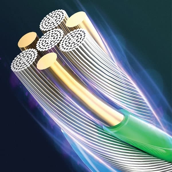 USAMS U48 Lightning Kabel flätad LED 1,2 m SJ423USB02 - Grön