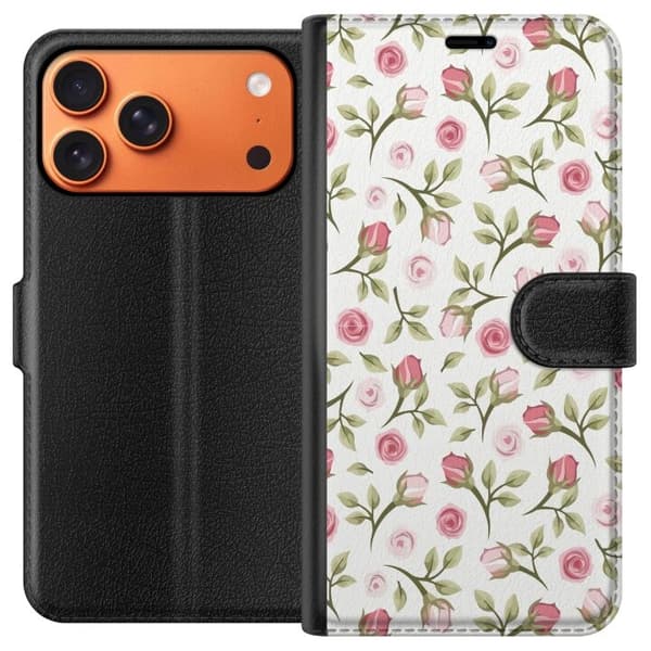 Plånboksfodral till Apple Apple iPhone 17 Pro Max med Blommigt