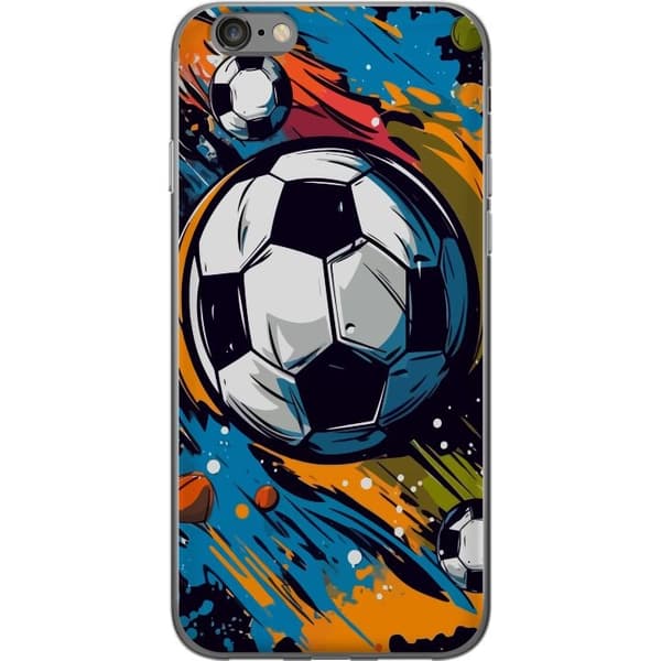 Taske til Apple iPhone 6 med fodbolde
