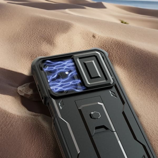 Tech-Protect telefontaske til Galaxy A17 4G/5G Kevlar Camplus - Sort